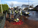 Prio 1 Brand Wegvervoer Auto Piterpolle Twijzel